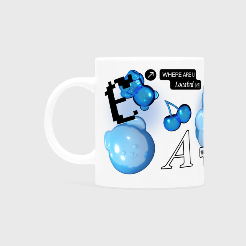 HOLOGRAM BLUE FACO WORLD (Mug) mug