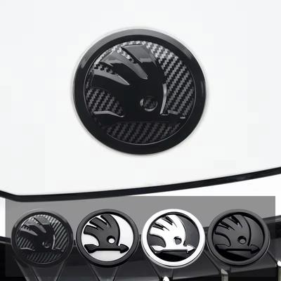 For Fabia Kamiq Karoq Kodiaq Octavia 3D Metal Car Rear Trunk Emblem Fender Badge Sticker Decals Car Styling Accessories