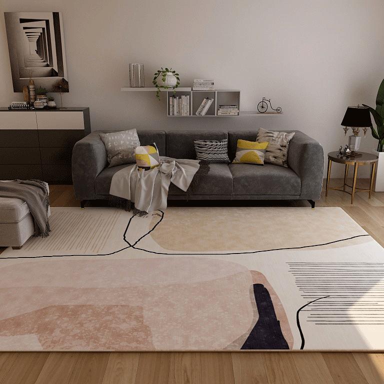 Nordic Style Living Room Decoration Rugs Girly Bedroom Carpet  Hallway Decor Mat High Quality Home Large Area Carpets Lounge Rug