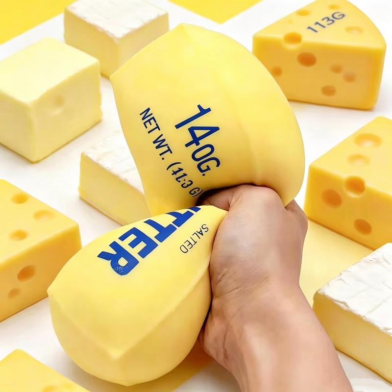 New Butter Stick Milk Strip Squishy Toy Slow Rebound Soft Squeeze Stress Relief Toy