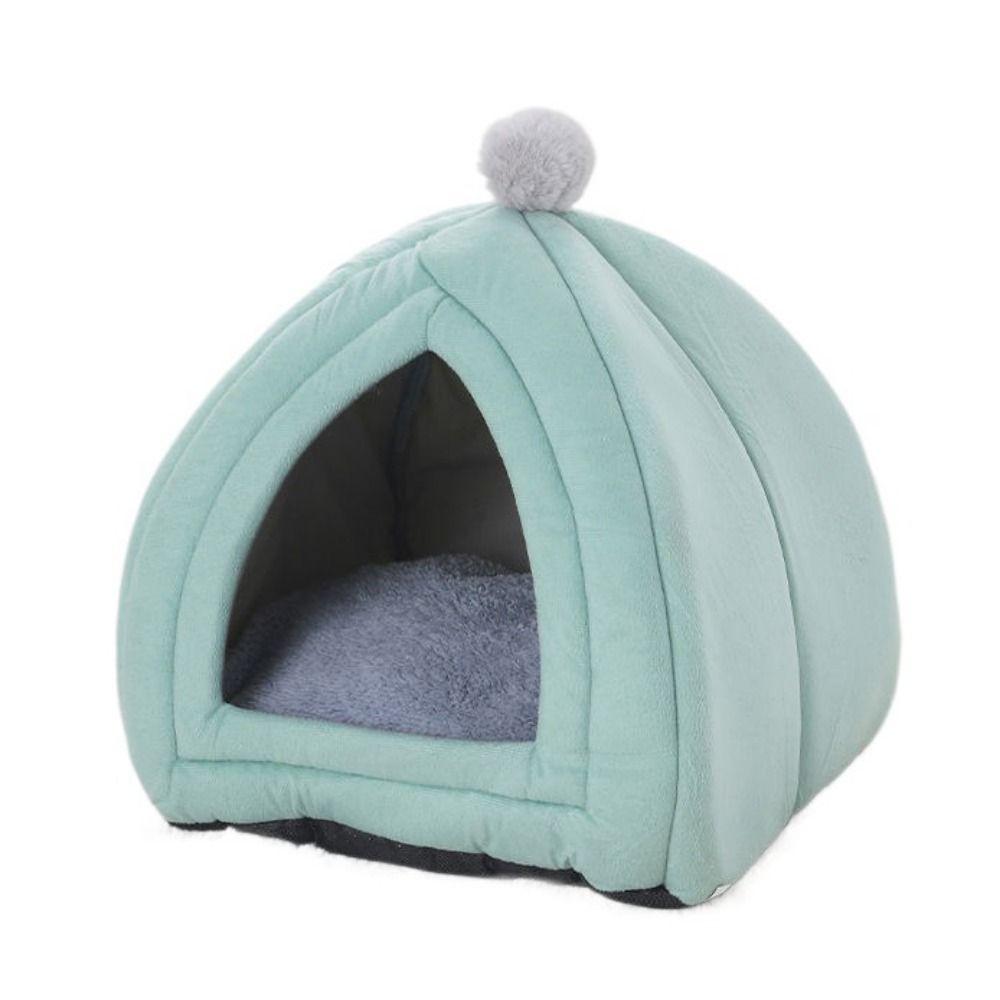 Soft Semi-enclosed Cat Villa Warm Cat Sleeping House Creative Cats Cave Bed  Indoor