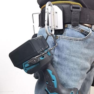 Drill Holder Belt Clip Hook Holsters for Cordless Drill Driver Quick Accessing Eletric Drill Clip Adjustable Tool Belt Hook