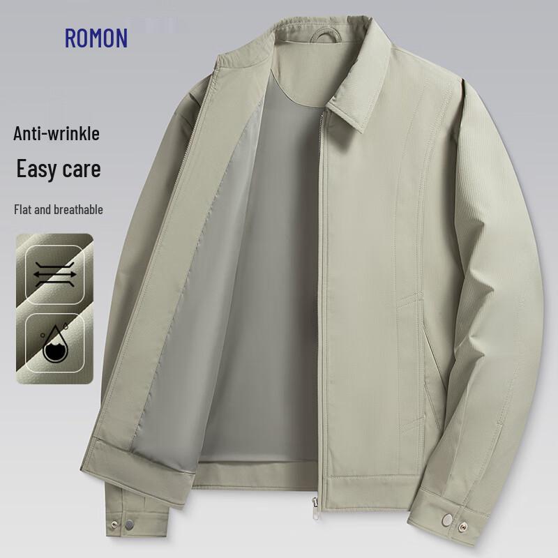 ROMON Men's Business Casual Spring Autumn Jacket
