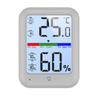 Digitální teploměr a vlhkoměr pro vnitřní použití velký LCD displej s podsvícením maximální a minimální hodnoty magnetický kompaktní vhodný pro a pohodlné prostředí