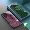 Dragon Totem Rose Purple For Samsung Galaxy S20 FE S21 S22 S23 Plus S24 Ultra 25 Edge S24Ultra For  Magsafe Glass Phone Casee