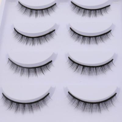 5 Paare/Box Künstliche Wimpern Natürliche Bequeme Faser Kurze Make-Up Extensions Wimpern für Ankleidezimmer