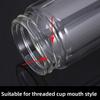 Sealed Stainless Steel Lid Drop-Resistant Water Bottle Lid Durable Glass Cup Lid  Outdoor