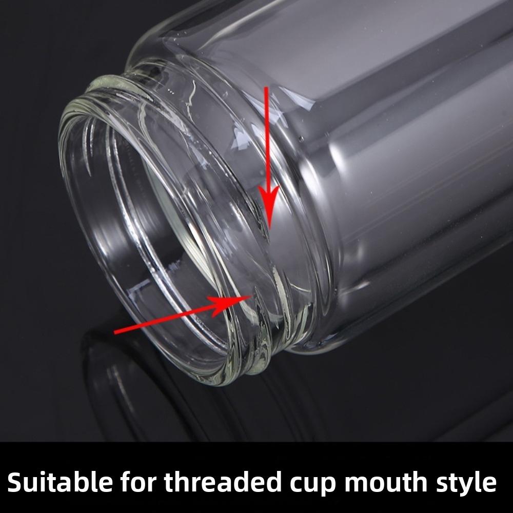 Sealed Stainless Steel Lid Drop-Resistant Water Bottle Lid Durable Glass Cup Lid  Outdoor