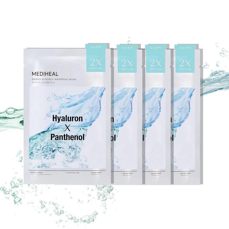 

[MEDIHEAL] Обертывающая маска Derma Synergy с гиалуроном и пантенолом 25 мл * 4 шт.