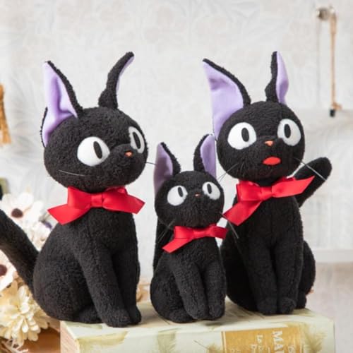 Sun Arrow Studio Ghibli Heartwarming Jiji Plush Toy, Medium, K9350