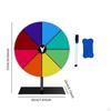 Prizes Turntable Draw Roulette Wheel with Stable Base Portable Raffle for Gatherings Teaching