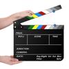 Movie Clapperboard Dry Erasable for Directors and Filmmakers Acrylc Video Scene Clapper Board 10x12Inch Black