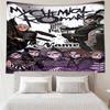 Custom Name My Chemical Romance Print Tapestry, Backdrop, Easy Setup, Ideal for Bedroom, Office & Living Room, with Aesthetic Wall Hanging Decor.