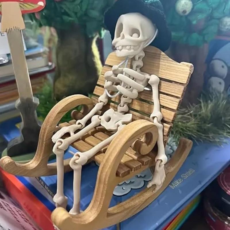 Refrigerator Magnets Poseable Skeleton Fridge Magnets Decorative Magnets for Office Kitchen Classroom Locker Whiteboard