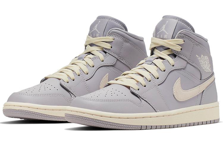 Jordan 1 Mid Atmosphere Grey Pale Ivory Women's CD7240-002