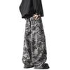 American Retro Baggy Camouflage Unisex Jeans: Trendy, Loose, and Versatile Streetwear Workwear.