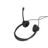 RJ9 Telephone Headset Noise Cancelling Binaural Corded Cell Phone Headphone with Mic for VOIP Phone Landline