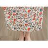DIMANAF New 2026 Summer Beach Women Plus Size Lady Long Dress Loose Oversize Cotton Vintage Floral Print