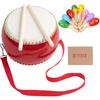 ZuoMei Taiko Drum Set, Small Drum Set, Musical Instrument, Cheering Drum, Party Supplies, Kids' Percussion, Parent-Child Activities, Children's Music