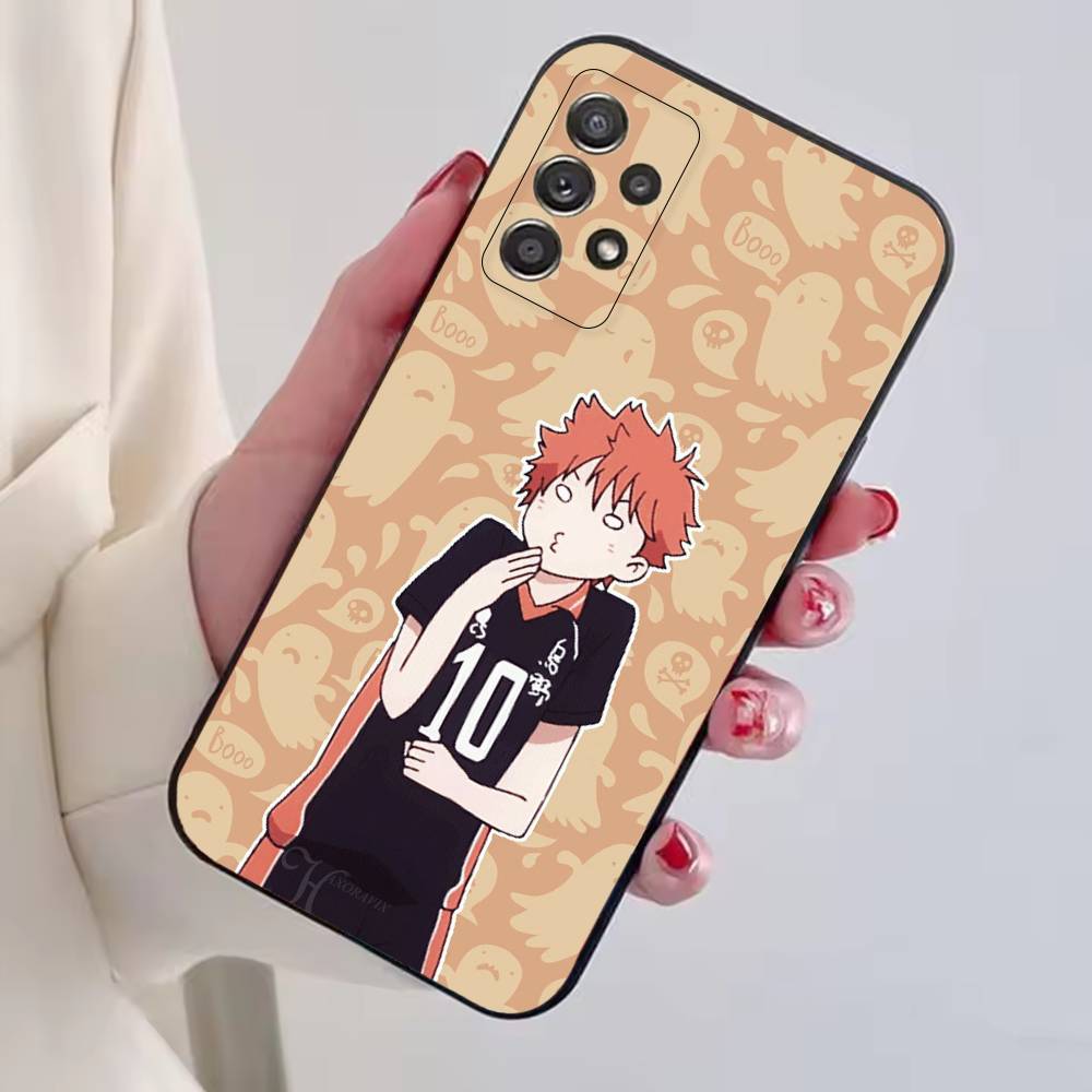 Anime H-HaiKyuu cool Phone Case For Samsung S25,S24,S21,S22,S23,S30,Ultra,S20,Plus,Fe,Lite,Note,10,Black Cover