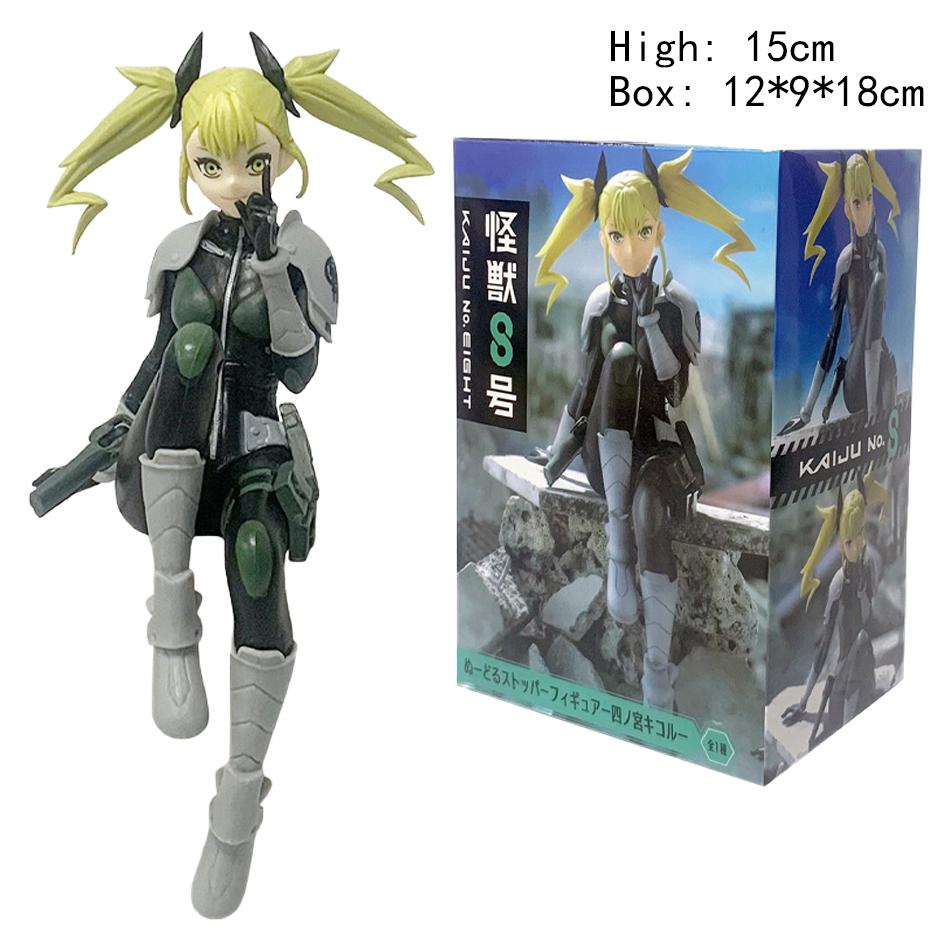 Anime KAIJU NUMBER EIGHT Kaiju No. 8 Kafka Hibino Reno Mina Anime Action Figures Hobbies Toys Desk Decorations 19cm