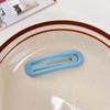 Morandi Color Hair Clip for Women - Trendy Square Side Bangs and Headdress Accessory