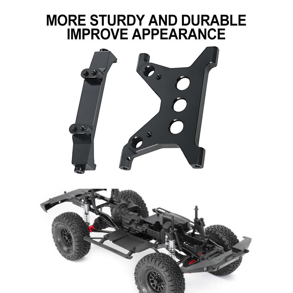Aluminum Alloy 1/10 Frame Beam Fixed Seat RC Upgrade Part Fixed Rc Frame Beam Fixed Seat For SCX10 RC Car Part