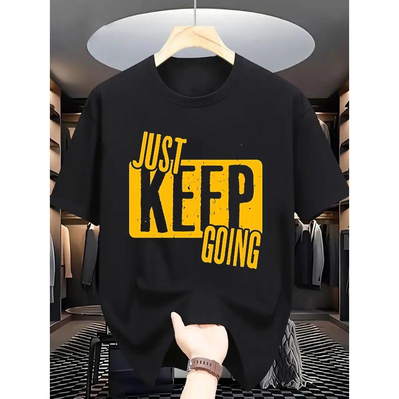 

European sizes Summer Men s Fashion Pattern Short Sleeve T-Shirt with Letter Print 4XL