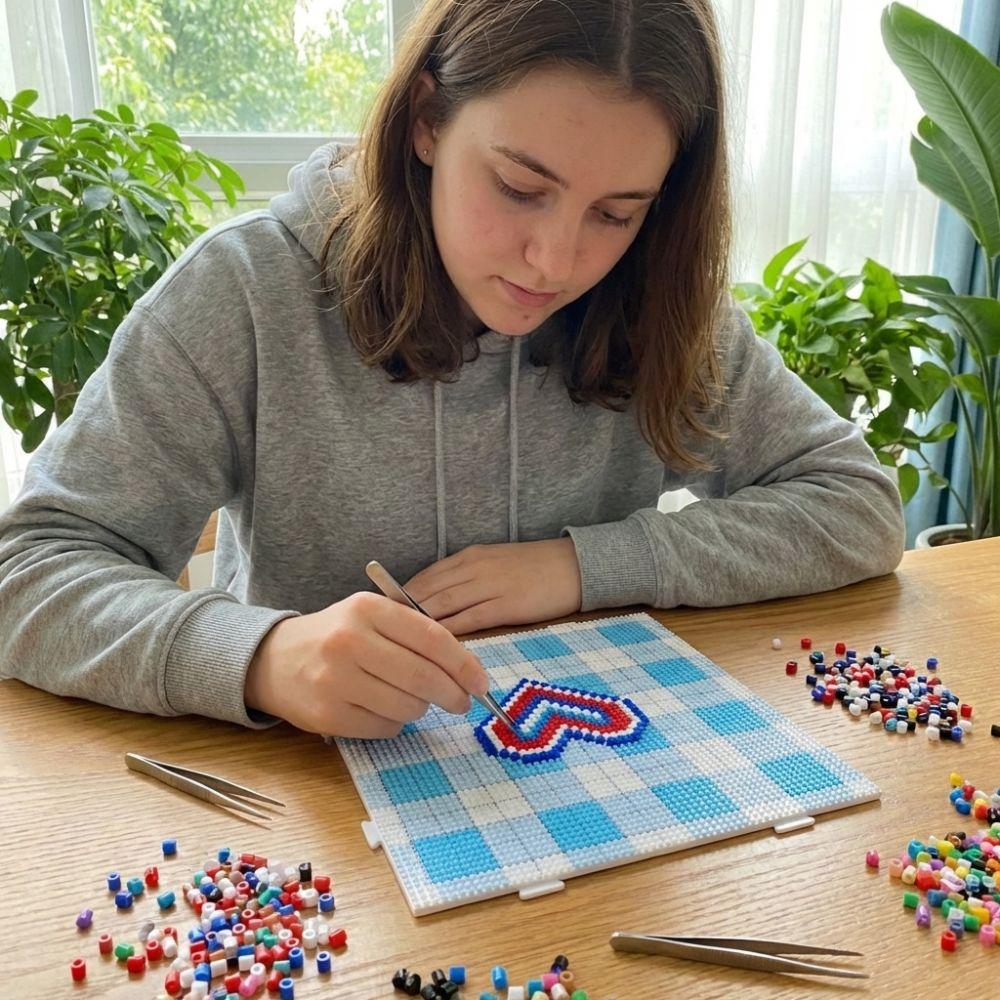 2.6mm Beads Fuse Beads Pegboards 78x78Pins Melting Beads Boards  Craft Supplies