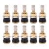 10PCS/20PCS Brass Material Truck Valve Stems Rubber Sealing Base Tire Valve Stems  Tire Shop