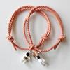 2Pcs/set Couple Bracelet Magnetic Attraction Creative Bracelet Friendship Rope Bracelet Cute Star Astronaut Bracelet