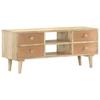 Day and Night - Day and Night TV Cabinet Solid Mango Wood 110x30x45 Cm