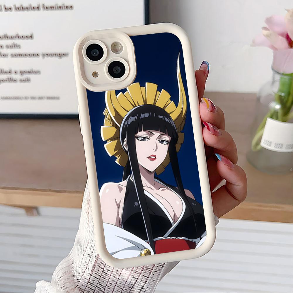 Senjumaru Shutara Phone Case for iPhone 17 16 15 14 13 12 11 Air Pro Max Plus White Soft TPU Shockproof Cover