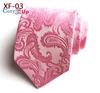 Cozy Up 3.15"(8cm) Fashion Striped PaisleyTies Men Plaid Flower Necktie for Wedding