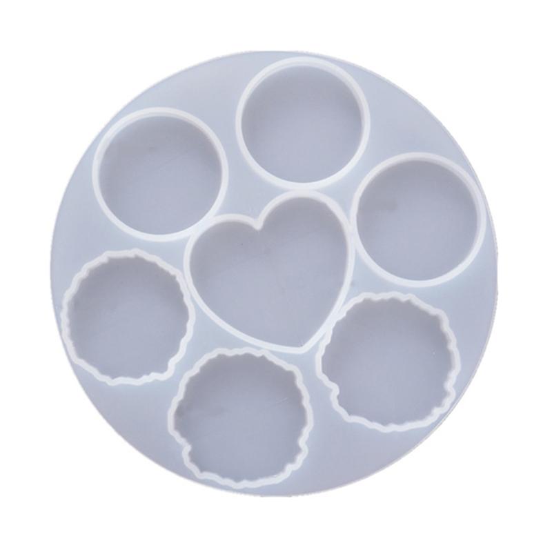 Round Phone Grip Epoxy Resin Mold Silicone Phone Socket Circle Resin Molds Irregular Round Phone Holder Molds Craft Too 1