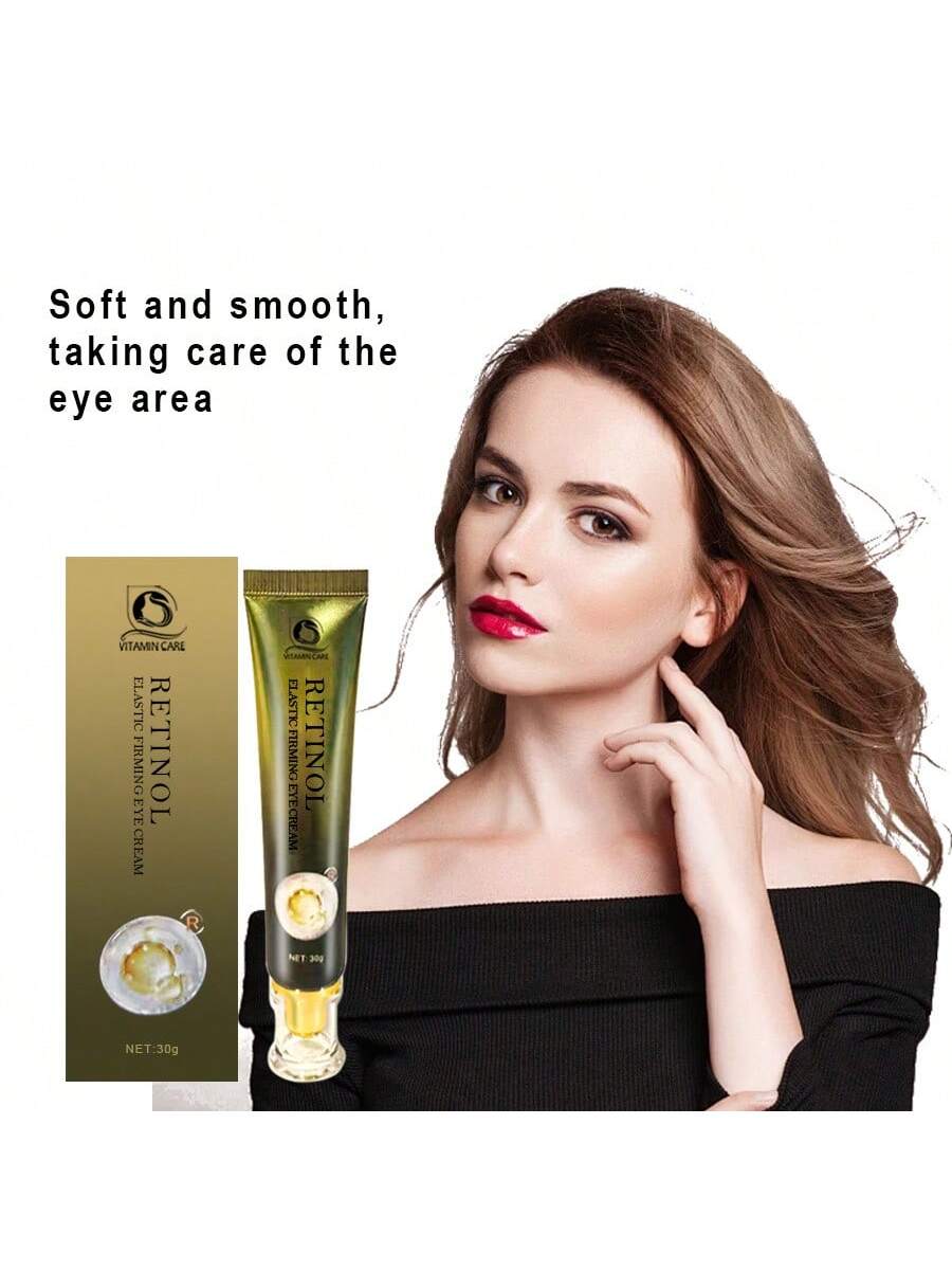 

1 шт. крем для глаз с ретинолом, 30 мл, увлажняет глаза, осветляет мелкие морщинки, осветляет мешки под глазами, замедляет старение кожи и осветляет тон кожи золотой