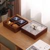 New Wood Candy Biscuit Storage Box With Lid Home Food Container Boxes Jars Set Nuts Snacks Fruit Organizer