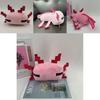 Axolotl Plush Toy Soft And Cuddly Cartoon Animal Doll 30cm Height