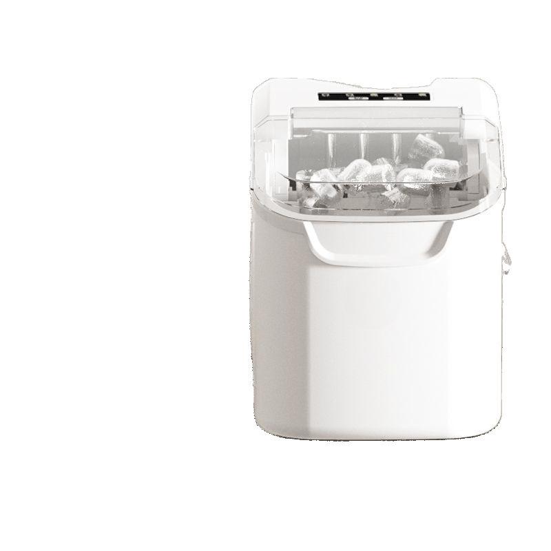 Compact 12KG Automatic Round Ice Cube Maker for Home, Dormitory, or Markets