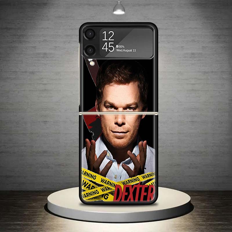 

TV Show Dexter Morgan Phone Case For Samsung Galaxy Z Flip 7 6 5 4 3 5G Shockproof Cover Z Flip7 Flip6 ZFlip5 Flip3 Flip4 Luxury Samsung Z Flip 5