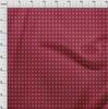 oneOone Cotton Flex Carmine Red Fabric Small Motif Bandhani Quilting Supplies Print Sewing Fabric By The Yard 40 Inch