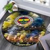Fenerbahce Players Pattern Round rug,Carpet Rug for Living Room Bedroom Playroom ,Non-slip Floor Mat,Holiday Gifts and Birthday Gifts.