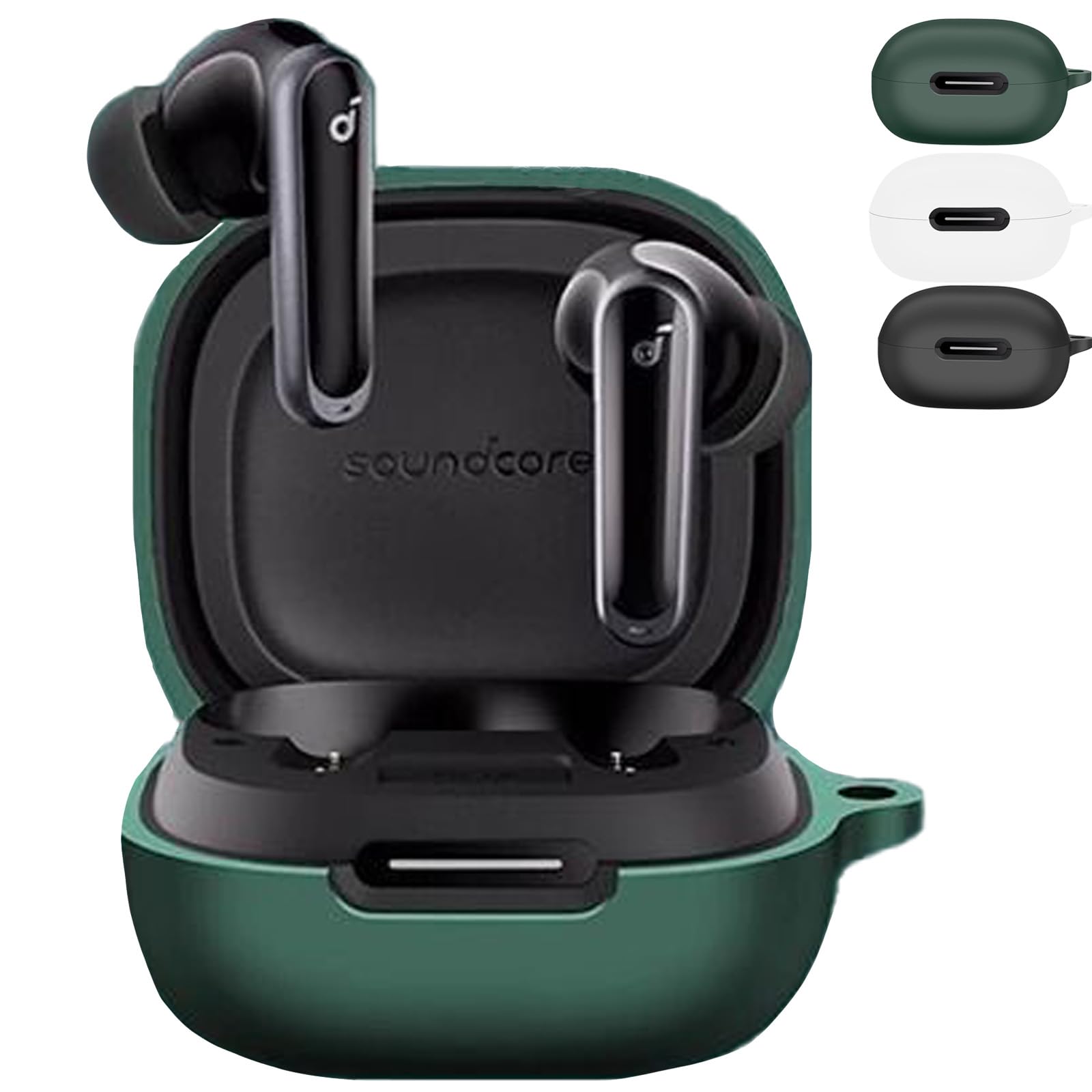 

AIYYXX Anker Soundcore P40i Compatible with Anker P40 Liquid Silicone P40i Scratch Lost Soundcore P40i Case with Carabiner Case, Case, Proof,