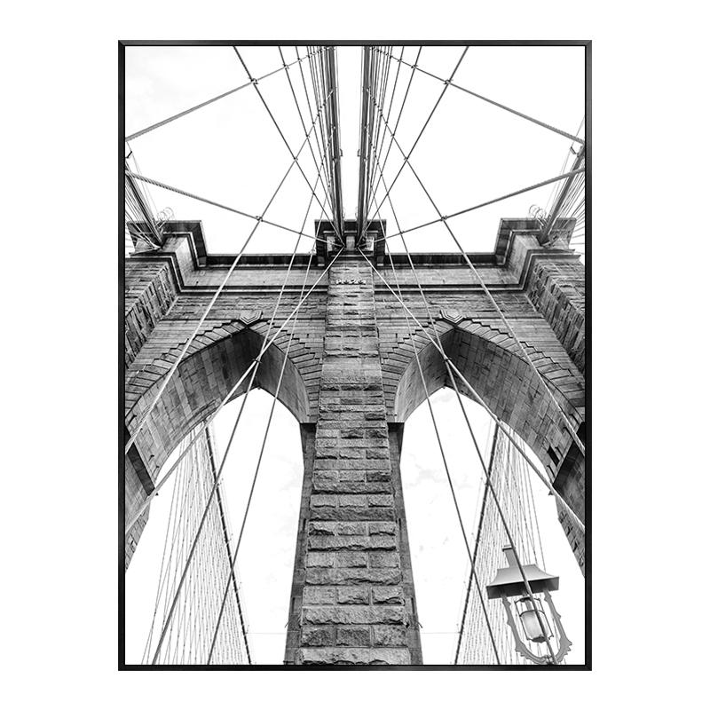 

Современный Нью-Йорк, Лондон, Париж, Сидней, город, достопримечательность, пейзажный постер, черно-белый холст, картина, настенные художественные фотографии, домашний декор 30x40cm No Framed