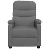 VidaXL Fauteuil de massage Gris foncé Tissu 321227