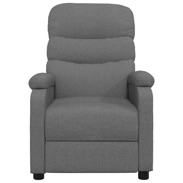 VidaXL Fauteuil de massage Gris foncé Tissu 321227