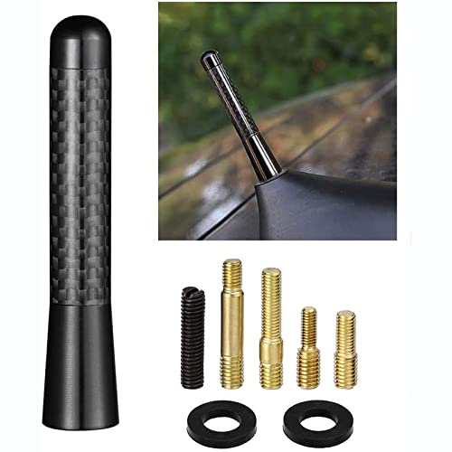 

BINGFU Короткая антенна, Автомобильная AM FM антенна, 8 см, Универсальная, Высокая чувствительность, Мачта Углеволокно, Короткая автомобильная антенна