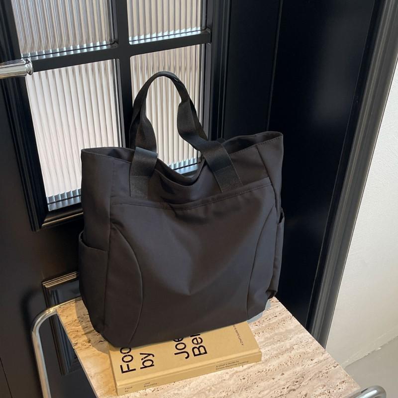 

Simple Large-capacity Women s Shoulder Bag Casual Commuting Tote All-matching College Students class Handbag чорний
