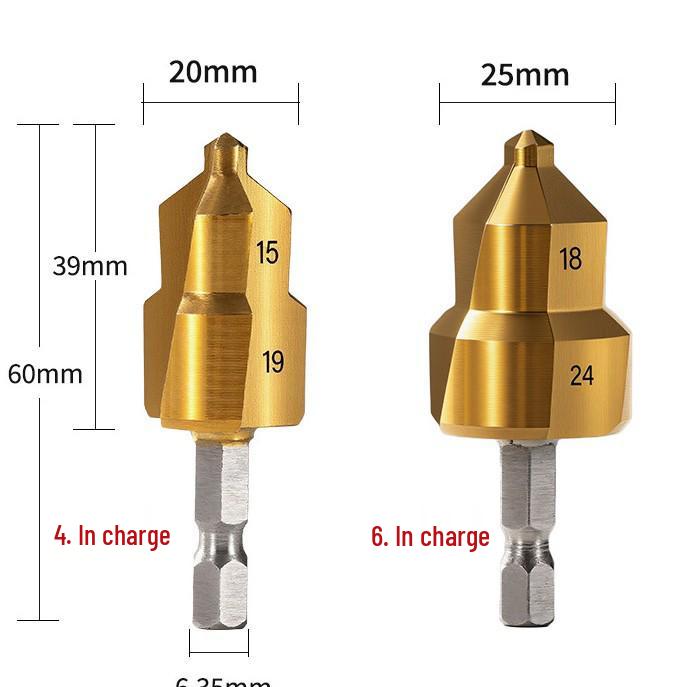 Upgraded Three-Blade PPR Outlet Drill Bit for Plumbing and Electrical Pipe Installation