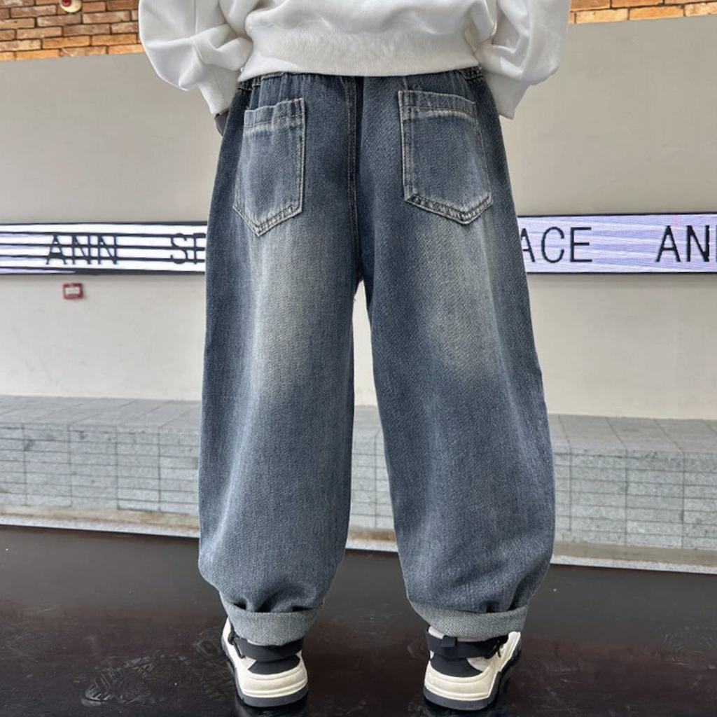 Boys' Pants Autumn Clothes Jeans Children's Autumn Pants Trendy and Fashionable Boys' Spring and Autumn Styles